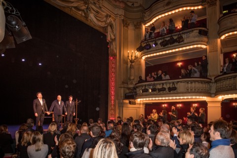 1ère du spectacle "Eric Dupond Moretti à la barre" au théâtre de la Madeleine

Philippe