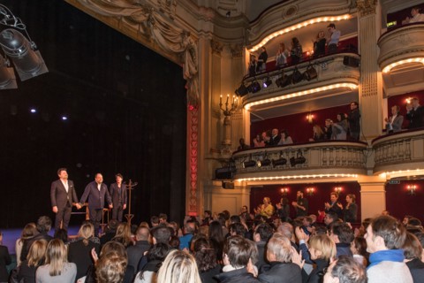 1ère du spectacle "Eric Dupond Moretti à la barre" au théâtre de la Madeleine

Philippe