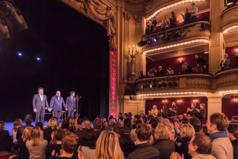 1ère du spectacle "Eric Dupond Moretti à la barre" au théâtre de la Madeleine

Philippe