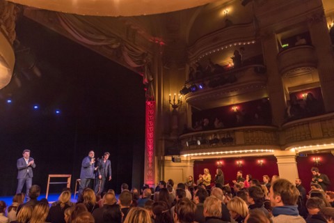 1ère du spectacle "Eric Dupond Moretti à la barre" au théâtre de la Madeleine

Philippe
