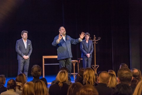 1ère du spectacle "Eric Dupond Moretti à la barre" au théâtre de la Madeleine

Philippe