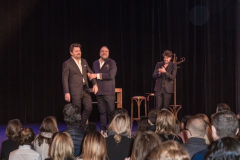 1ère du spectacle "Eric Dupond Moretti à la barre" au théâtre de la Madeleine

Philippe