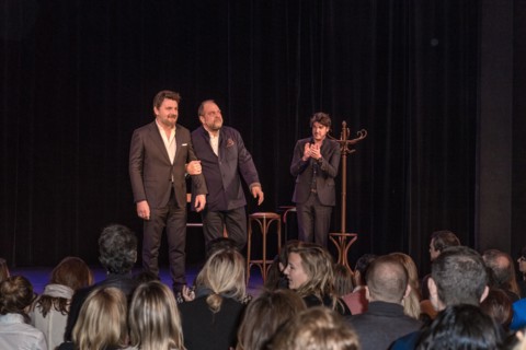 1ère du spectacle "Eric Dupond Moretti à la barre" au théâtre de la Madeleine

Philippe