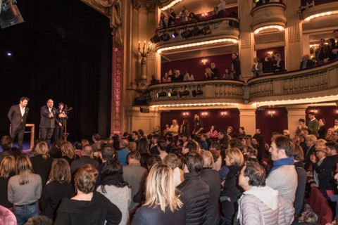 1ère du spectacle "Eric Dupond Moretti à la barre" au théâtre de la Madeleine

Philippe