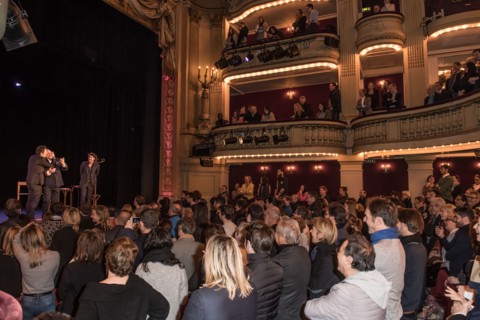 1ère du spectacle "Eric Dupond Moretti à la barre" au théâtre de la Madeleine

Philippe