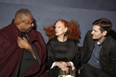 André Leon Talley and Grace Coddington