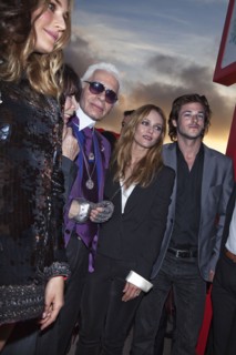 Diane Kruger, Karl Lagerfeld, Vanessa Paradis, Gaspard Ulliel