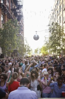 Open air party in NYC