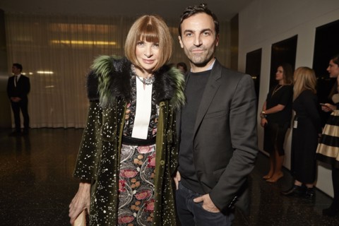 Anna Wintour and Nicolas Ghesquière