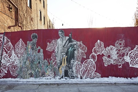 Oeuvre de Swoon