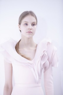 Fittings before Ralph & Russo Haute Couture show