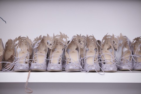 Coulisses du défilé Ralph & Russo 2015