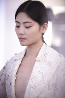 Fittings before Ralph & Russo Haute Couture show
