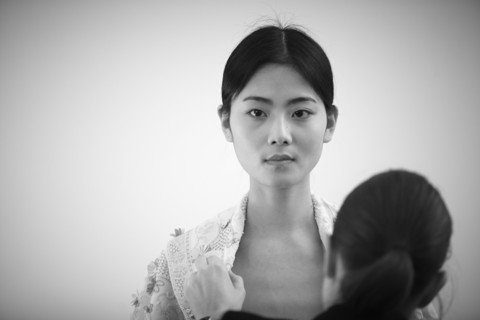 Coulisses du défilé Ralph & Russo 2015