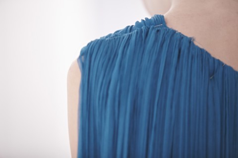 Fittings before Ralph & Russo Haute Couture show