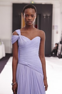 Fittings before Ralph & Russo Haute Couture show