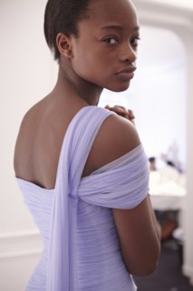 Fittings before Ralph & Russo Haute Couture show