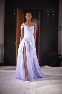 Fittings before Ralph & Russo Haute Couture show