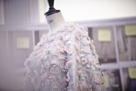 Fittings before Ralph & Russo Haute Couture show