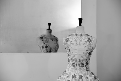 Fittings before Ralph & Russo Haute Couture show