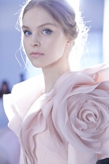 Fittings before Ralph & Russo Haute Couture show