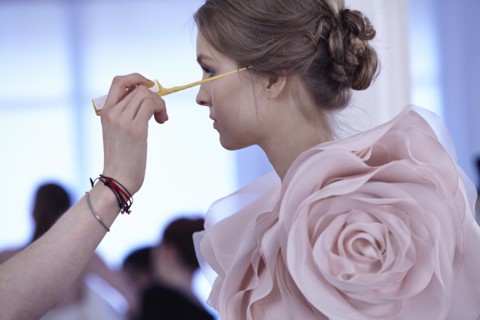 Fittings before Ralph & Russo Haute Couture show