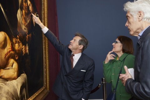 Exhibition in New York of a painting attributed to Caravaggio.
