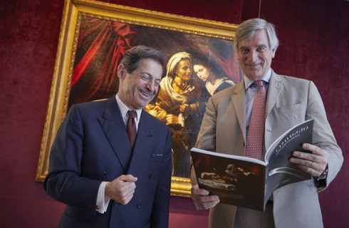 Exhibition in New York of a painting attributed to Caravaggio.