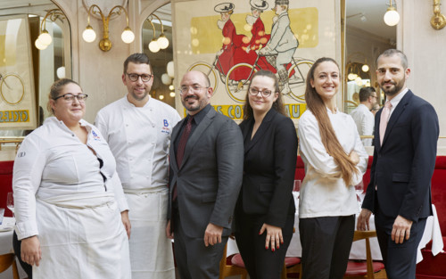 Equipe du restaurant Alain Ducasse "Benoît New York"