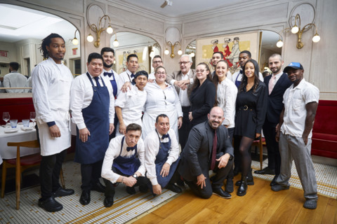 Equipe du restaurant Alain Ducasse "Benoît New York"