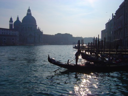 Venice. Canal Grande and Salute Church