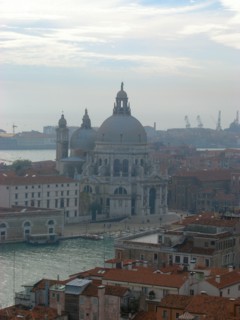 Venice. Aerial view of the Salute