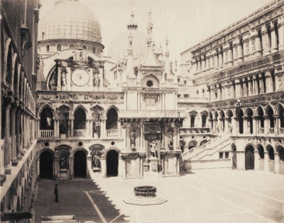 Interior courtyard of the Doge's Palace in Venice