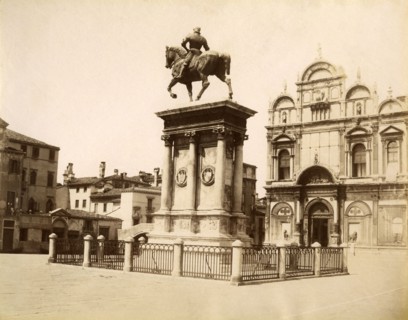 Scuola Grande di San Marco and the Colleoni's statue in Venice