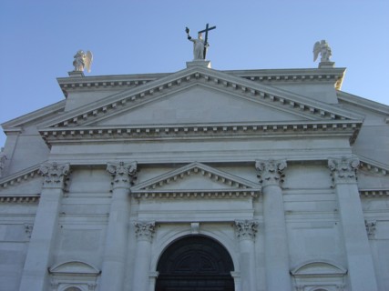 View of Redentore church in Venice