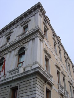 Vue du Palazzo Grassi à Venise