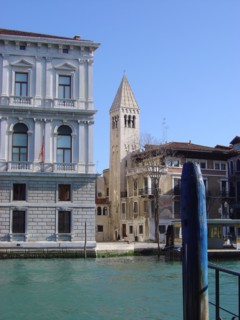 View of Palazzo Grassi in Venice