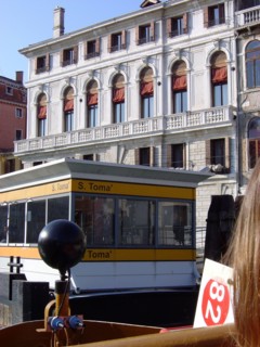 San Toma vaporetto stop in Venice