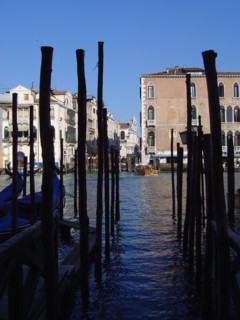 View from the Grand canal in Venice