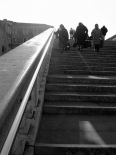 Scalzi bridge on the Grand Canal in Venice
