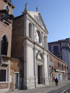 Eglise Sainte-Marie de la Visitation, quai des Zattere à Venise