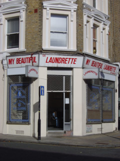 Londres, Notting Hill, Laverie automatique "My beautiful laundrette"