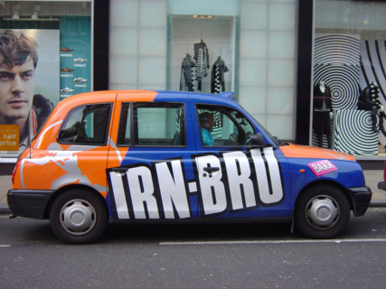 Londres, taxi londonien