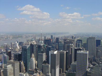 New-York (USA), Manhattan, Midtown & Times Square vus depuis l'Empire State Building