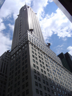 New-York (USA), Manhattan, Chrysler Building depuis l' East 42nd Street
