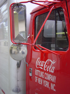 New-York (USA), Manhattan, camion Coca Cola