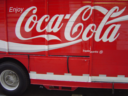 New-York (USA), Manhattan, camion Coca Cola