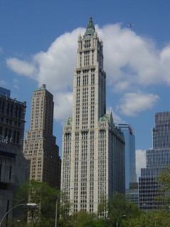 Woolworth building in New York