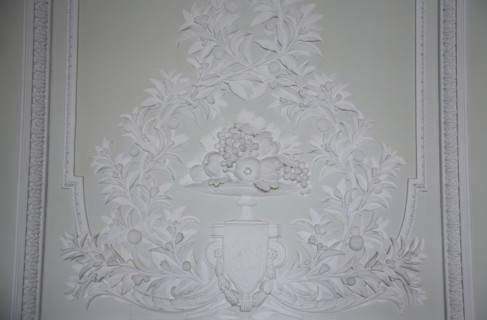 Versailles093 Château de Versailles, Petit Trianon, grande salle à manger, décor de boiseries