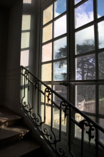 Versailles125 Château de Versailles, Petit Trianon, Escalier vers l'attique
